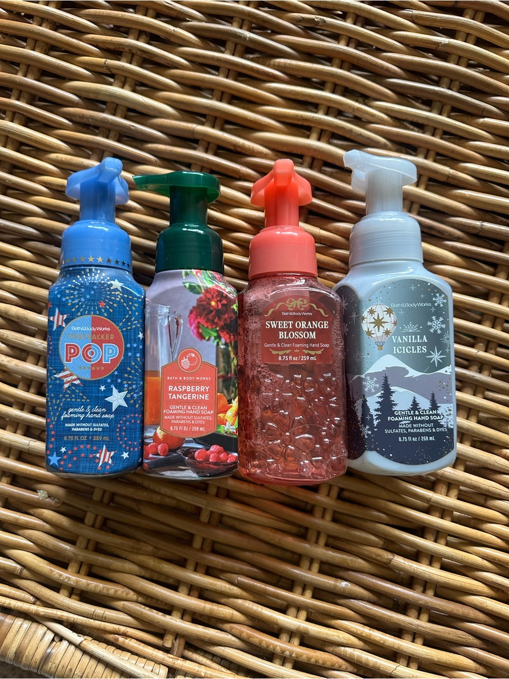 Bath & Body Works Foaming Hand Soap Variety - Blue, Green, Coral, White